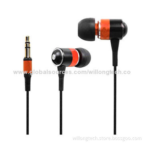 MP3 Fashion Earphones, Bulk Buy from China, Customized Colors WelcomedNew